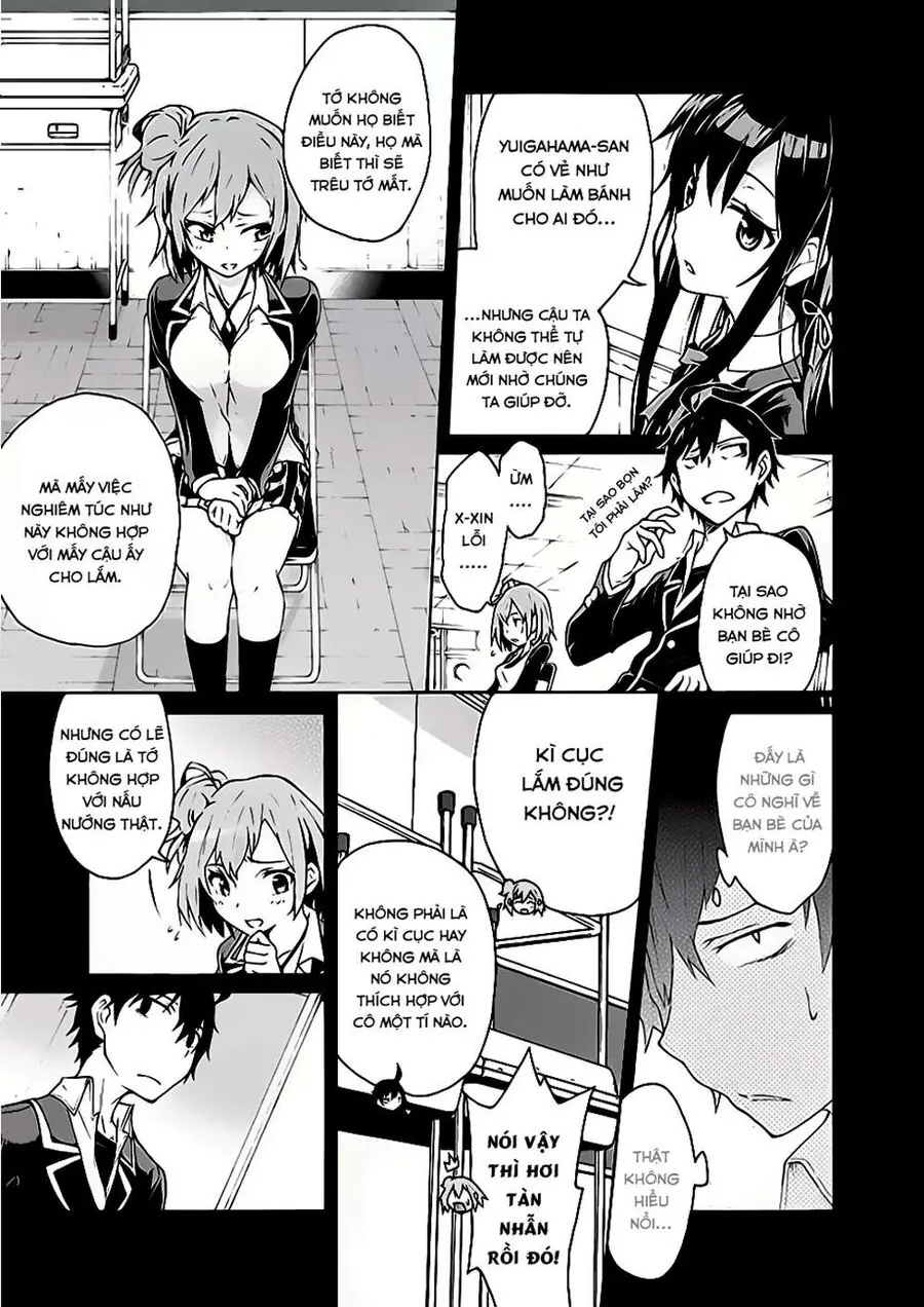Chuyện Tình Thanh Xuân Bi Hài Của Tôi Quả Nhiên Là Sai Lầm @Comic Chapter 3 - Trang 12