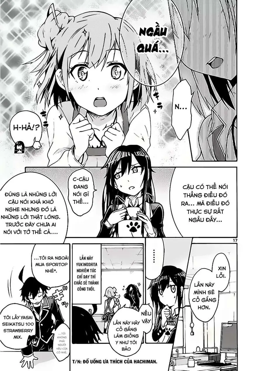 Chuyện Tình Thanh Xuân Bi Hài Của Tôi Quả Nhiên Là Sai Lầm @Comic Chapter 3 - Trang 18