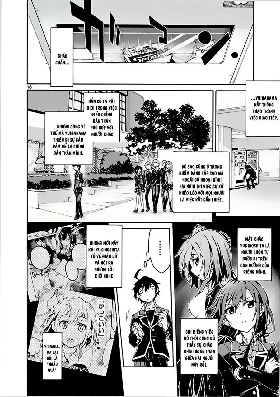 Chuyện Tình Thanh Xuân Bi Hài Của Tôi Quả Nhiên Là Sai Lầm @Comic Chapter 3 - Trang 19
