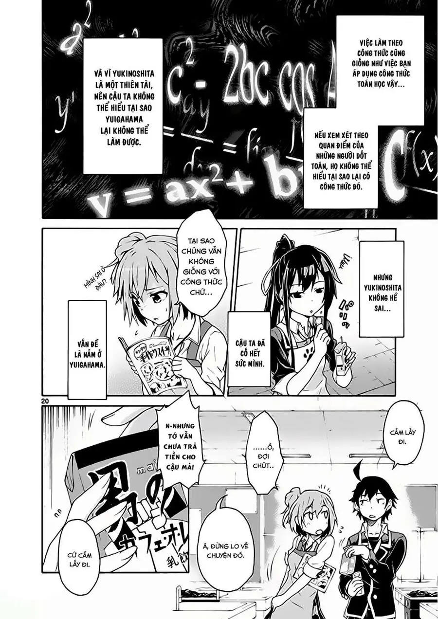 Chuyện Tình Thanh Xuân Bi Hài Của Tôi Quả Nhiên Là Sai Lầm @Comic Chapter 3 - Trang 21