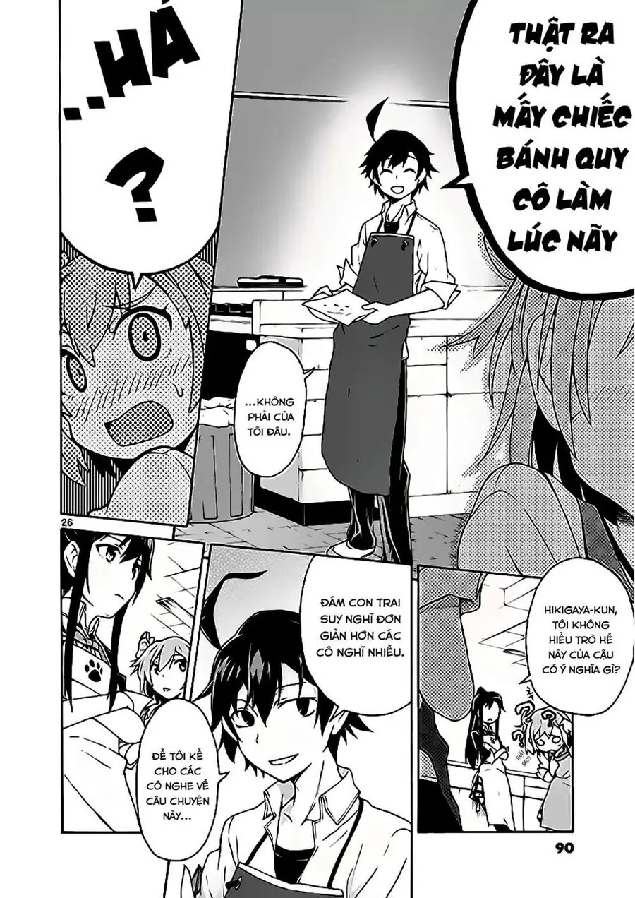 Chuyện Tình Thanh Xuân Bi Hài Của Tôi Quả Nhiên Là Sai Lầm @Comic Chapter 3 - Trang 27