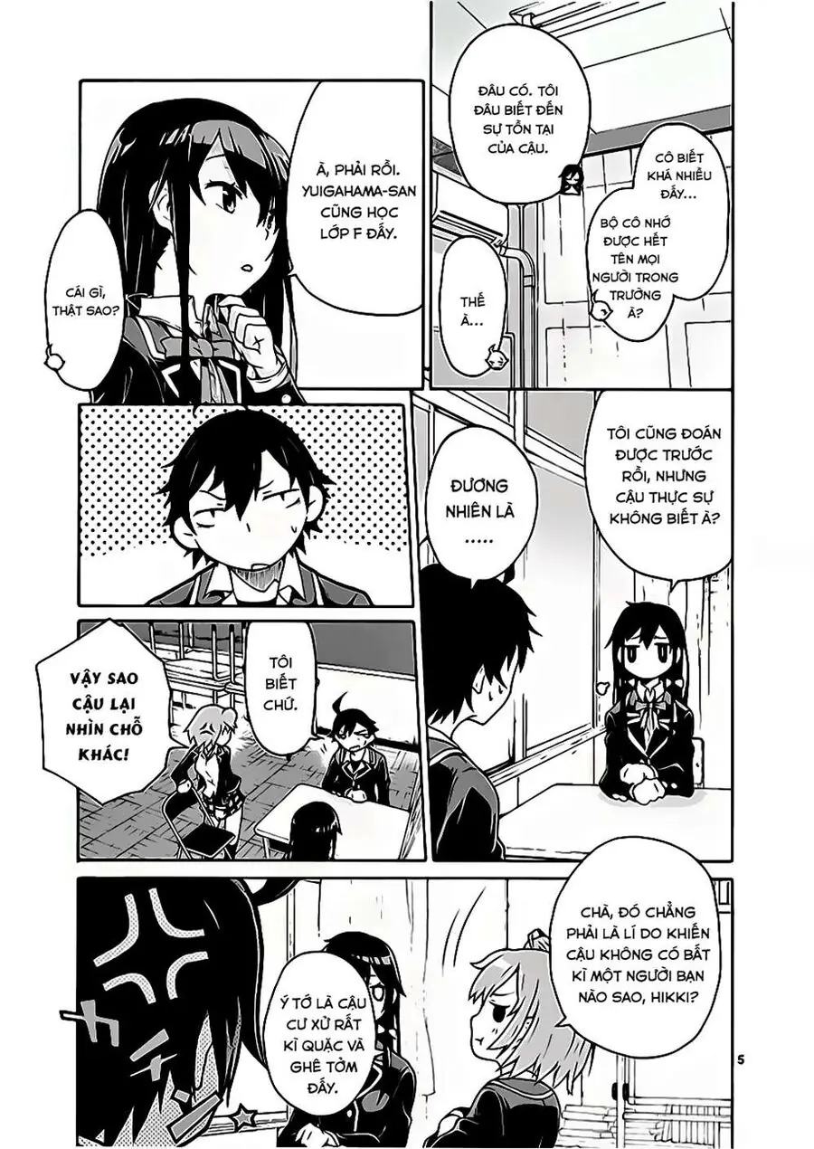 Chuyện Tình Thanh Xuân Bi Hài Của Tôi Quả Nhiên Là Sai Lầm @Comic Chapter 3 - Trang 6