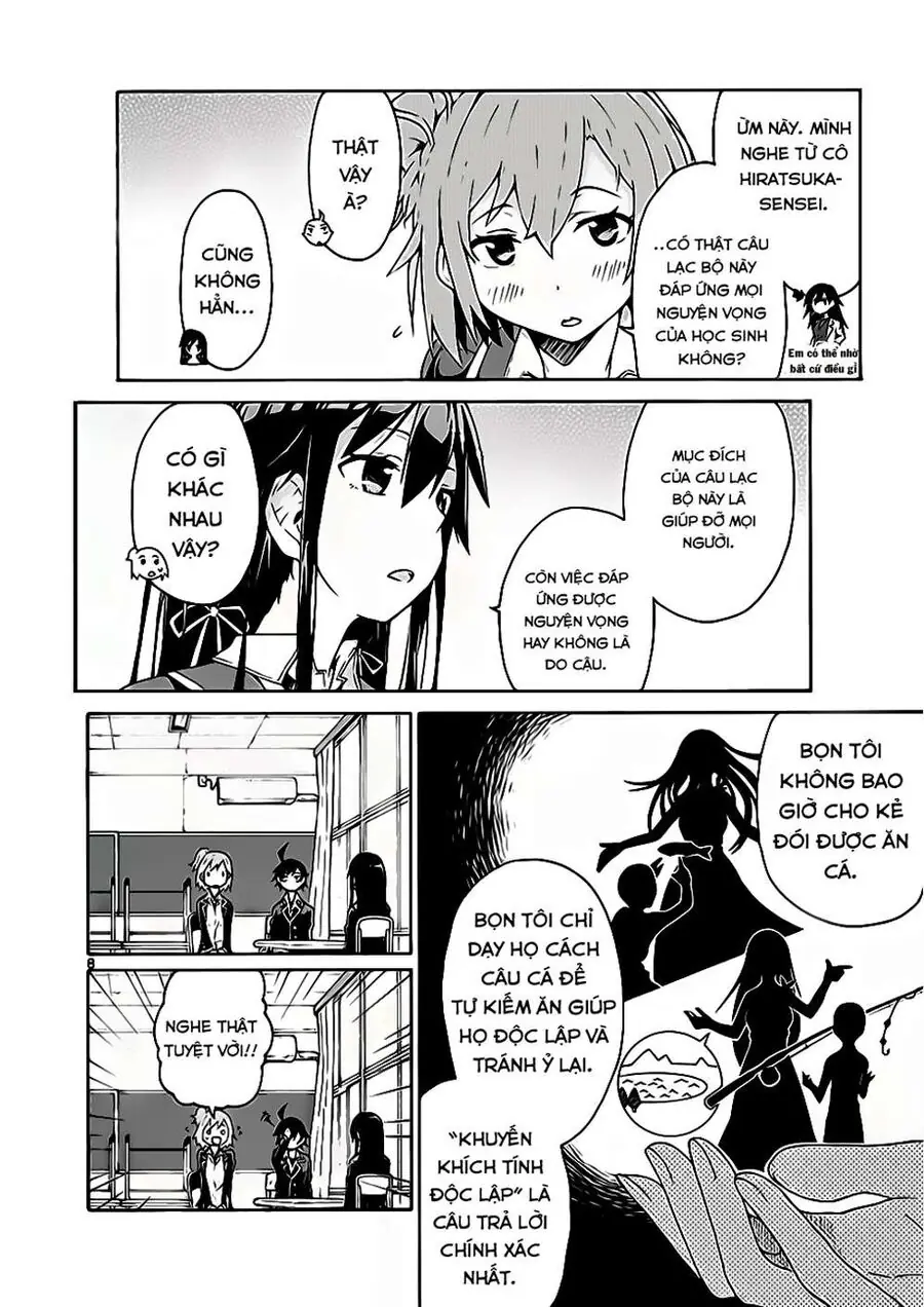 Chuyện Tình Thanh Xuân Bi Hài Của Tôi Quả Nhiên Là Sai Lầm @Comic Chapter 3 - Trang 9