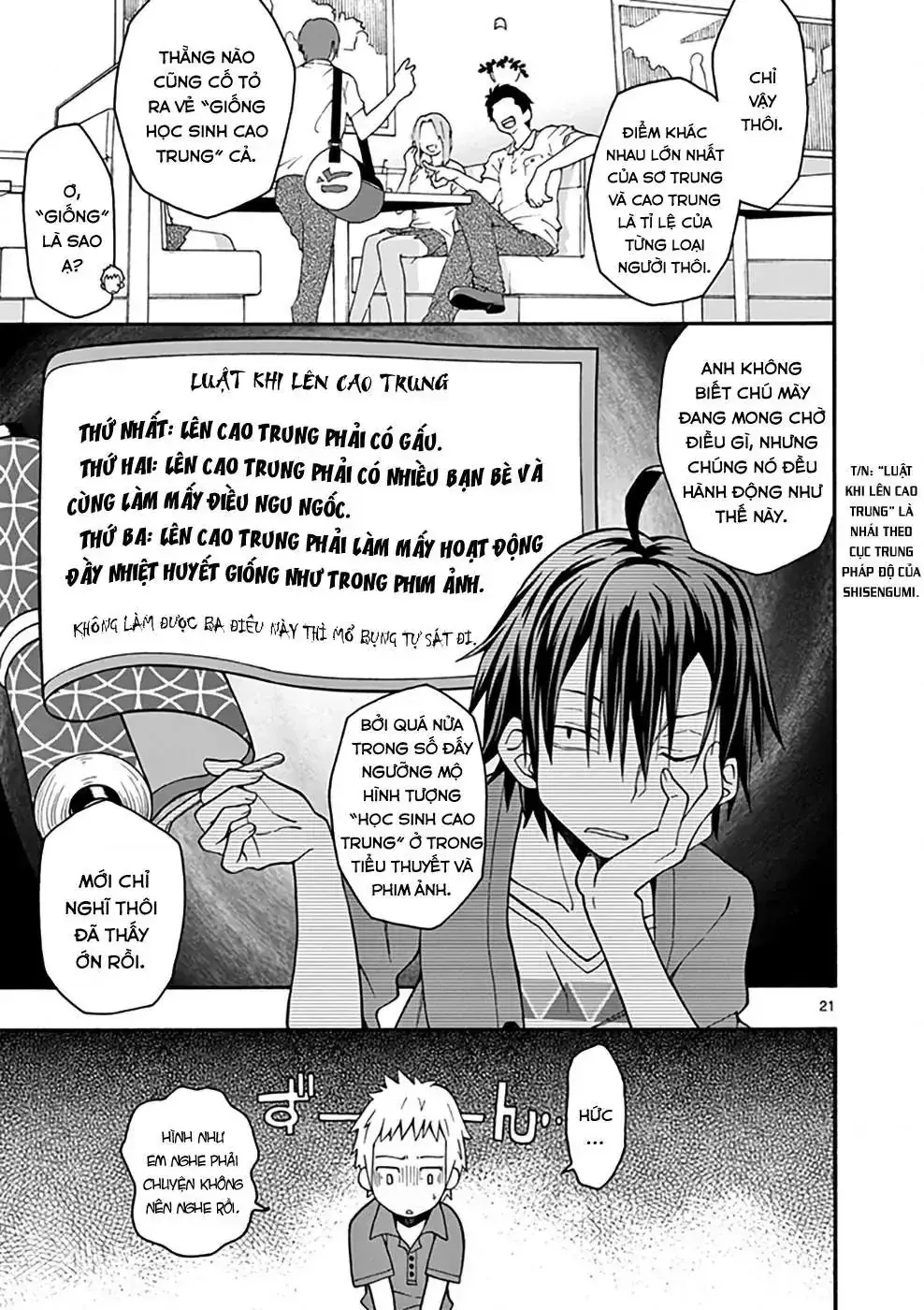 Chuyện Tình Thanh Xuân Bi Hài Của Tôi Quả Nhiên Là Sai Lầm @Comic Chapter 30 - Trang 20