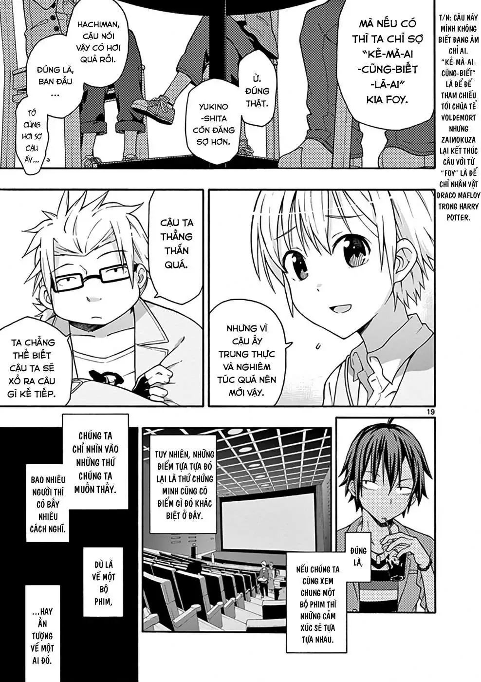 Chuyện Tình Thanh Xuân Bi Hài Của Tôi Quả Nhiên Là Sai Lầm @Comic Chapter 31 - Trang 21