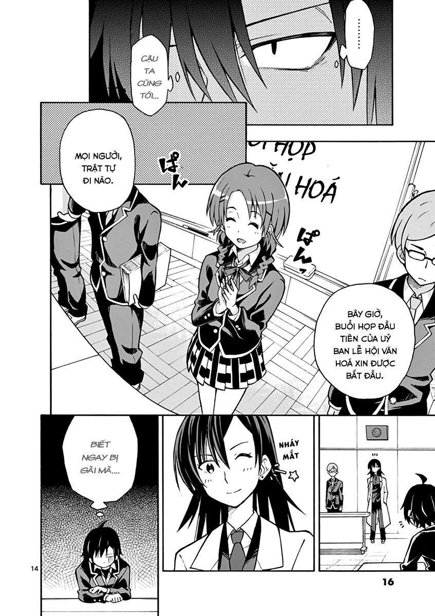 Chuyện Tình Thanh Xuân Bi Hài Của Tôi Quả Nhiên Là Sai Lầm @Comic Chapter 36 - Trang 14