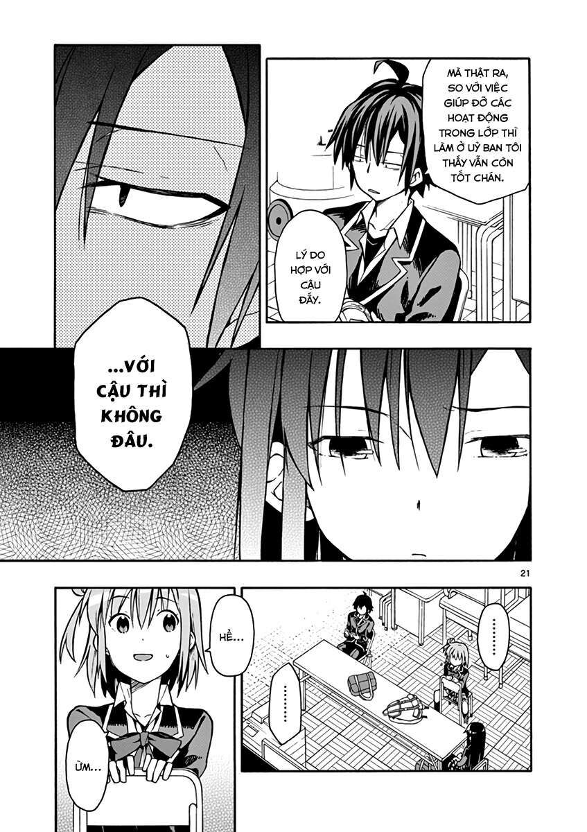 Chuyện Tình Thanh Xuân Bi Hài Của Tôi Quả Nhiên Là Sai Lầm @Comic Chapter 36 - Trang 21