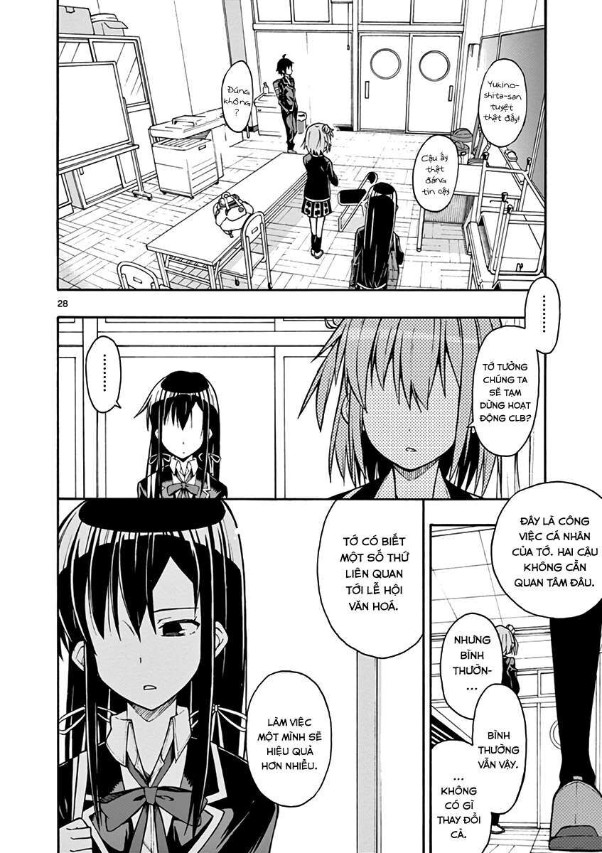 Chuyện Tình Thanh Xuân Bi Hài Của Tôi Quả Nhiên Là Sai Lầm @Comic Chapter 36 - Trang 28