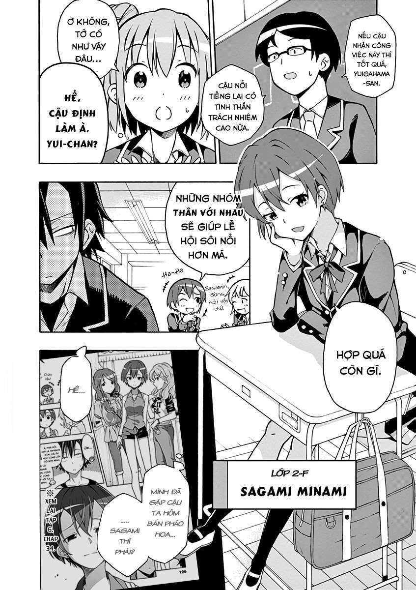 Chuyện Tình Thanh Xuân Bi Hài Của Tôi Quả Nhiên Là Sai Lầm @Comic Chapter 36 - Trang 8