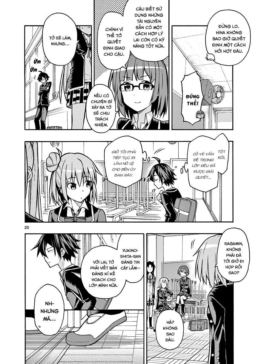 Chuyện Tình Thanh Xuân Bi Hài Của Tôi Quả Nhiên Là Sai Lầm @Comic Chapter 37 - Trang 21