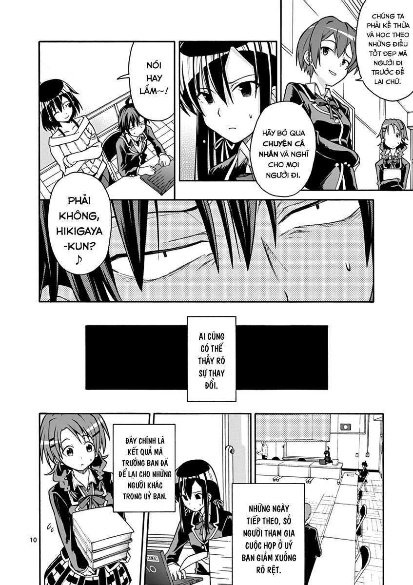 Chuyện Tình Thanh Xuân Bi Hài Của Tôi Quả Nhiên Là Sai Lầm @Comic Chapter 38 - Trang 11