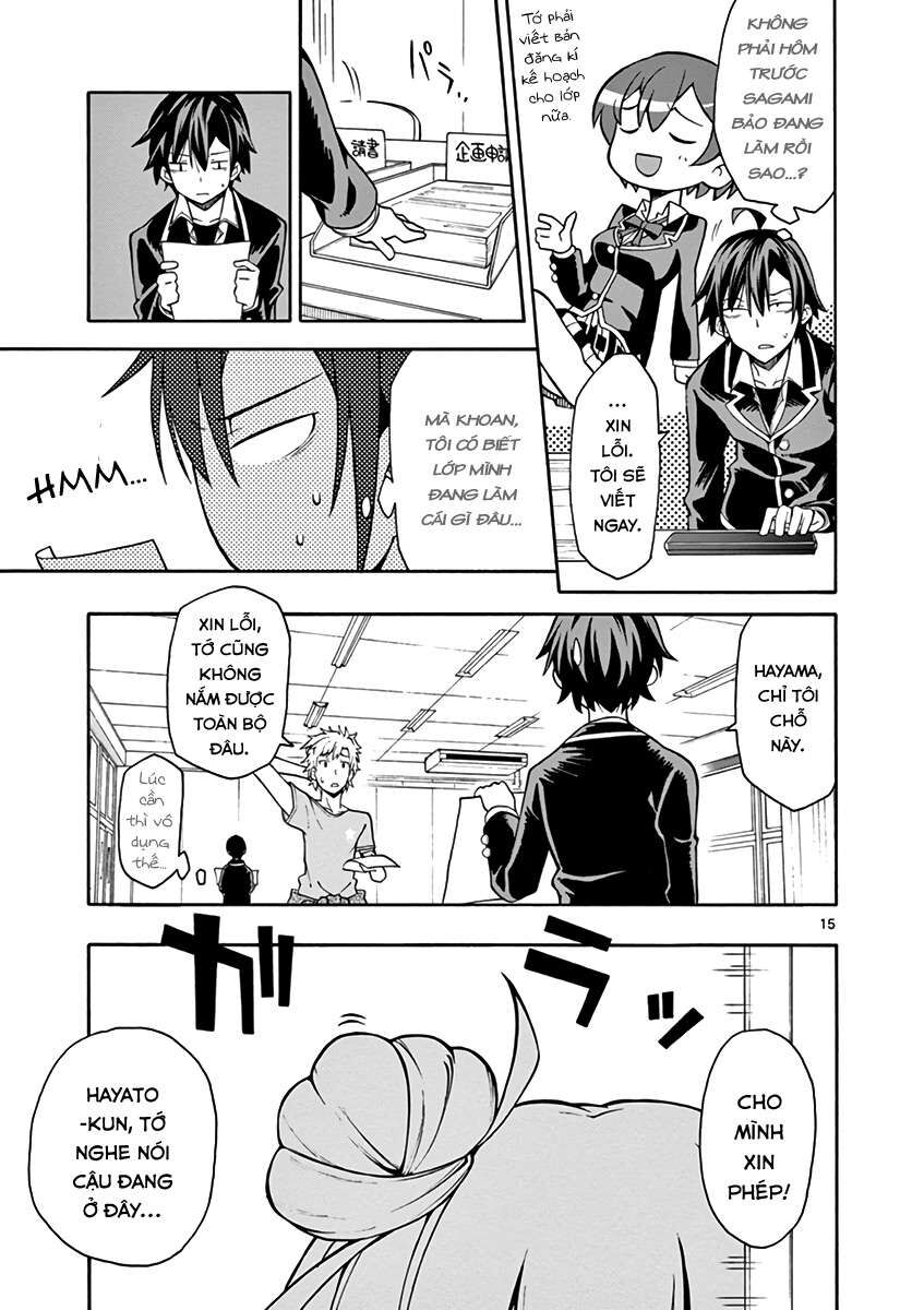 Chuyện Tình Thanh Xuân Bi Hài Của Tôi Quả Nhiên Là Sai Lầm @Comic Chapter 38 - Trang 16