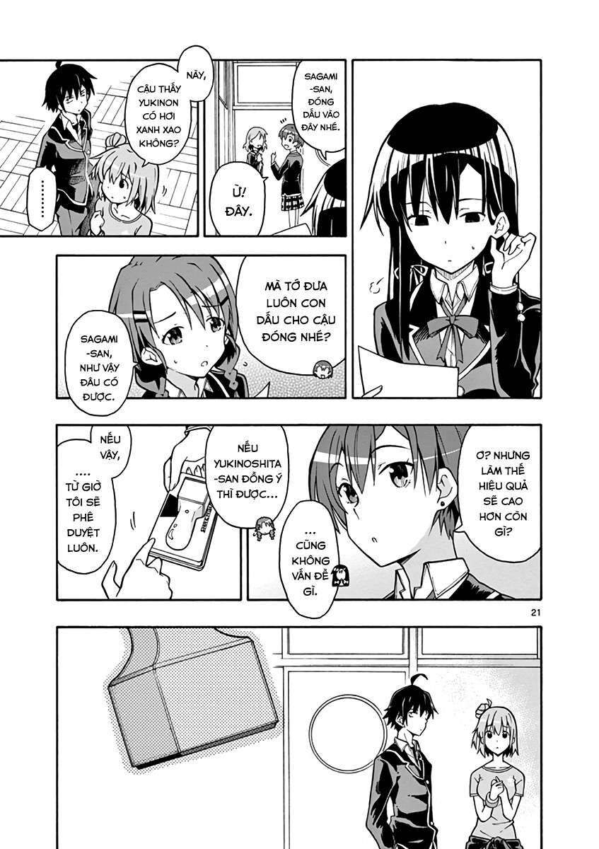 Chuyện Tình Thanh Xuân Bi Hài Của Tôi Quả Nhiên Là Sai Lầm @Comic Chapter 38 - Trang 22