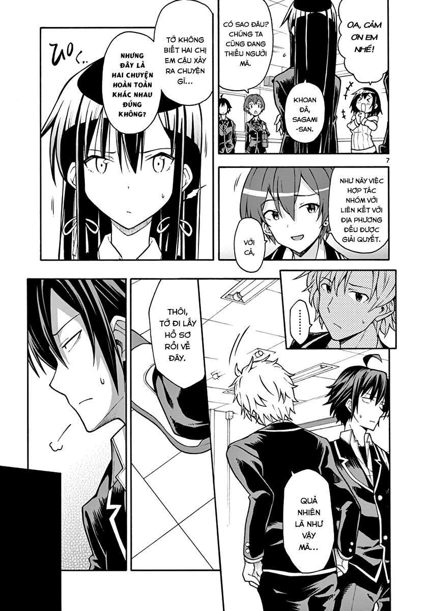 Chuyện Tình Thanh Xuân Bi Hài Của Tôi Quả Nhiên Là Sai Lầm @Comic Chapter 38 - Trang 8