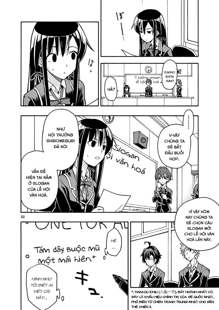 Chuyện Tình Thanh Xuân Bi Hài Của Tôi Quả Nhiên Là Sai Lầm @Comic Chapter 39 - Trang 23