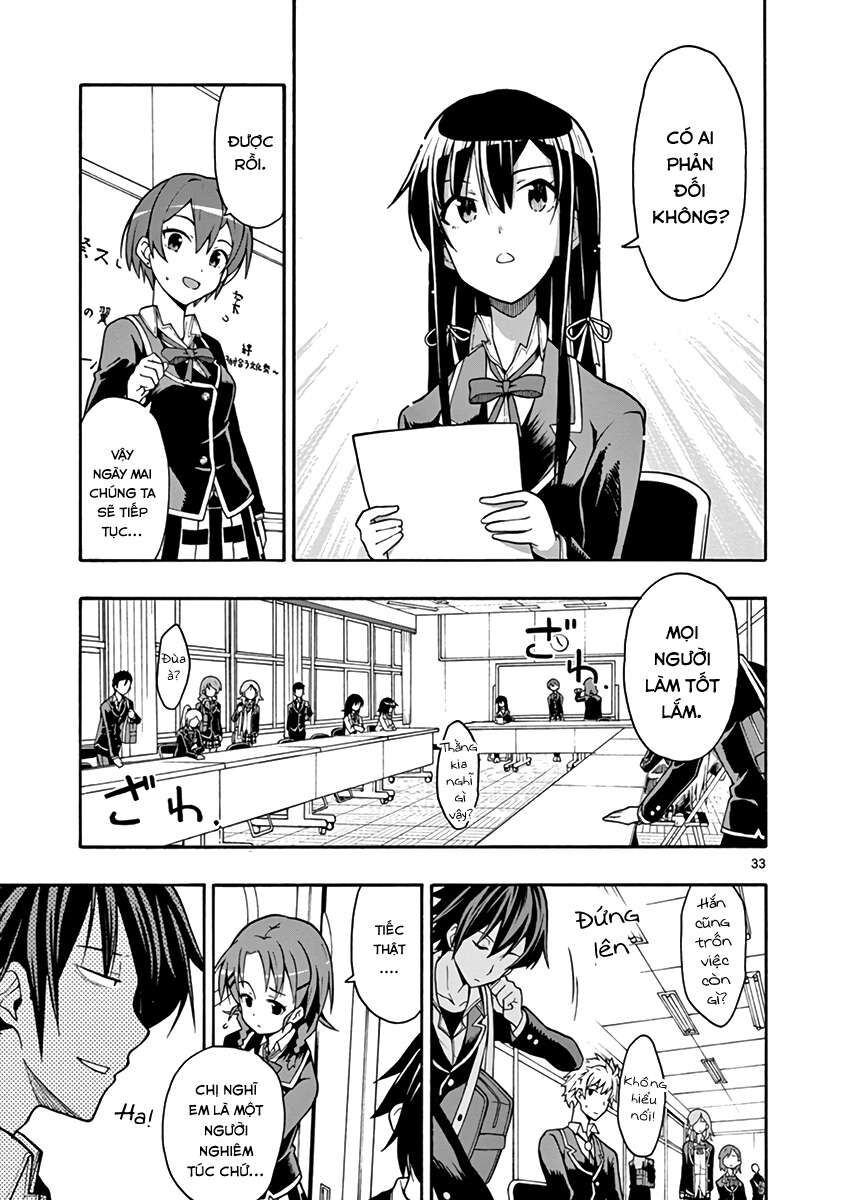 Chuyện Tình Thanh Xuân Bi Hài Của Tôi Quả Nhiên Là Sai Lầm @Comic Chapter 39 - Trang 34