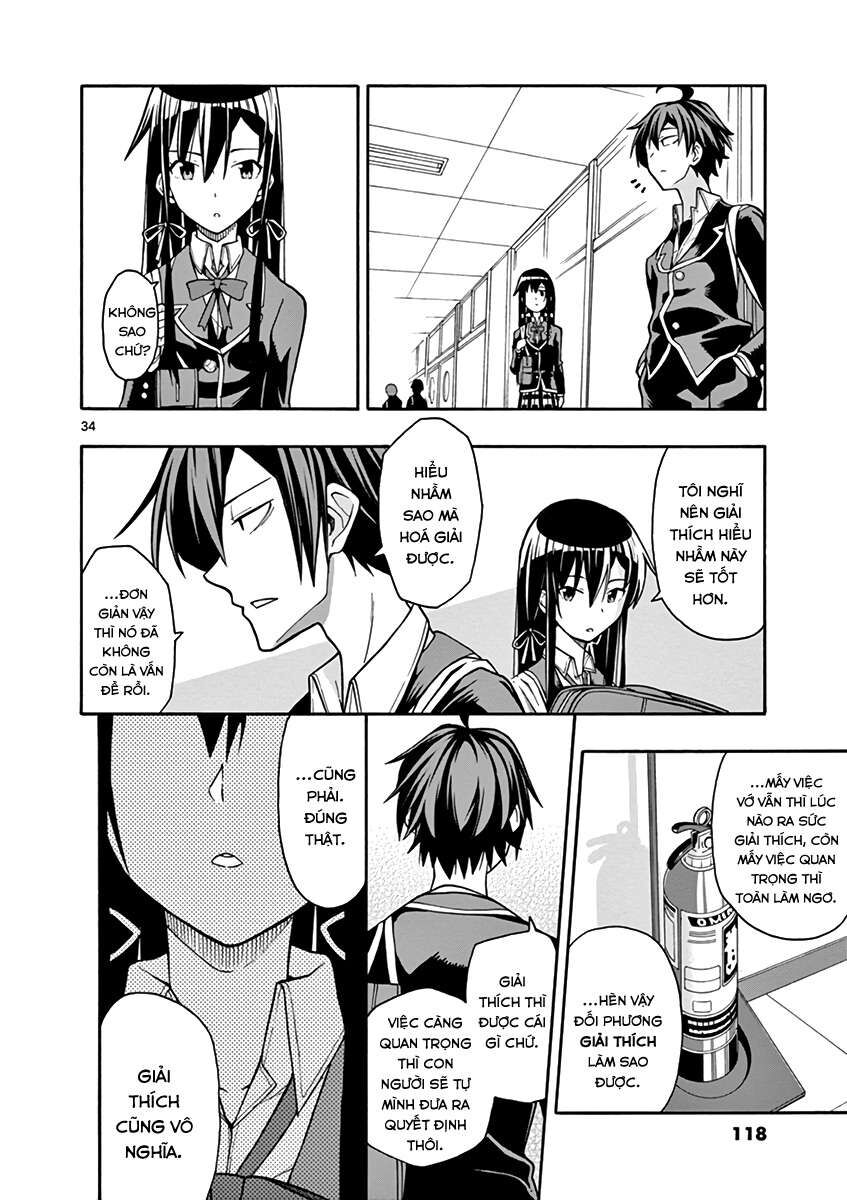 Chuyện Tình Thanh Xuân Bi Hài Của Tôi Quả Nhiên Là Sai Lầm @Comic Chapter 39 - Trang 35