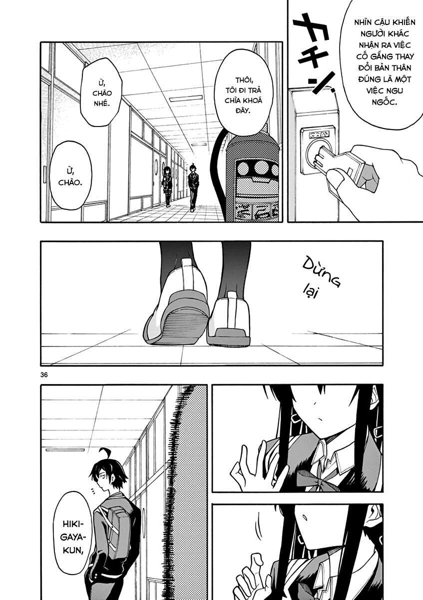 Chuyện Tình Thanh Xuân Bi Hài Của Tôi Quả Nhiên Là Sai Lầm @Comic Chapter 39 - Trang 37