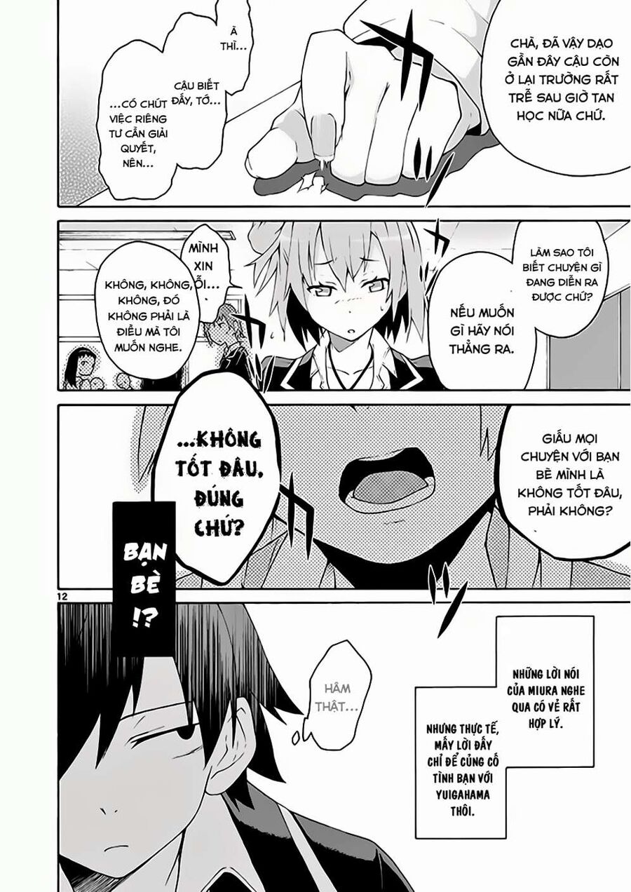 Chuyện Tình Thanh Xuân Bi Hài Của Tôi Quả Nhiên Là Sai Lầm @Comic Chapter 4 - Trang 12