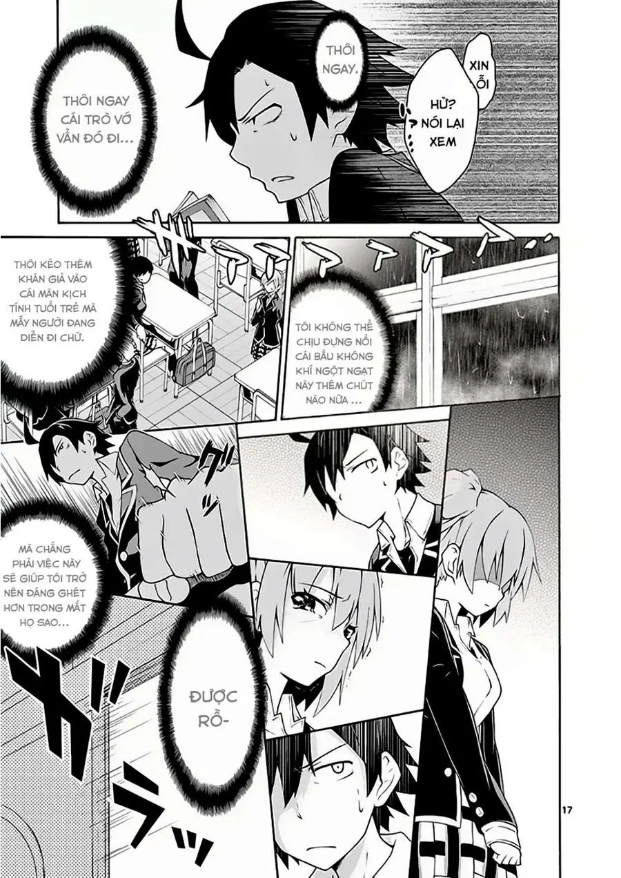 Chuyện Tình Thanh Xuân Bi Hài Của Tôi Quả Nhiên Là Sai Lầm @Comic Chapter 4 - Trang 17
