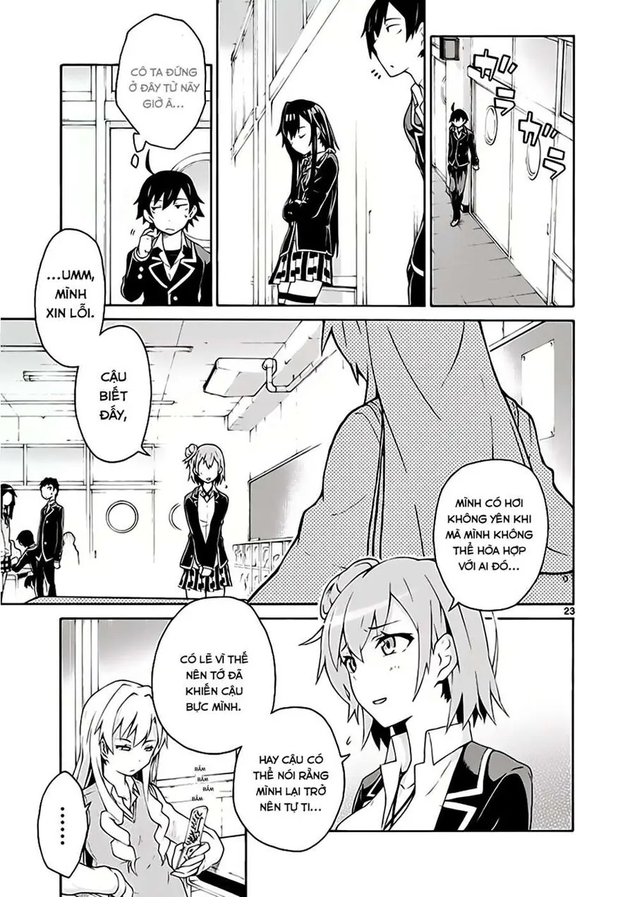 Chuyện Tình Thanh Xuân Bi Hài Của Tôi Quả Nhiên Là Sai Lầm @Comic Chapter 4 - Trang 22
