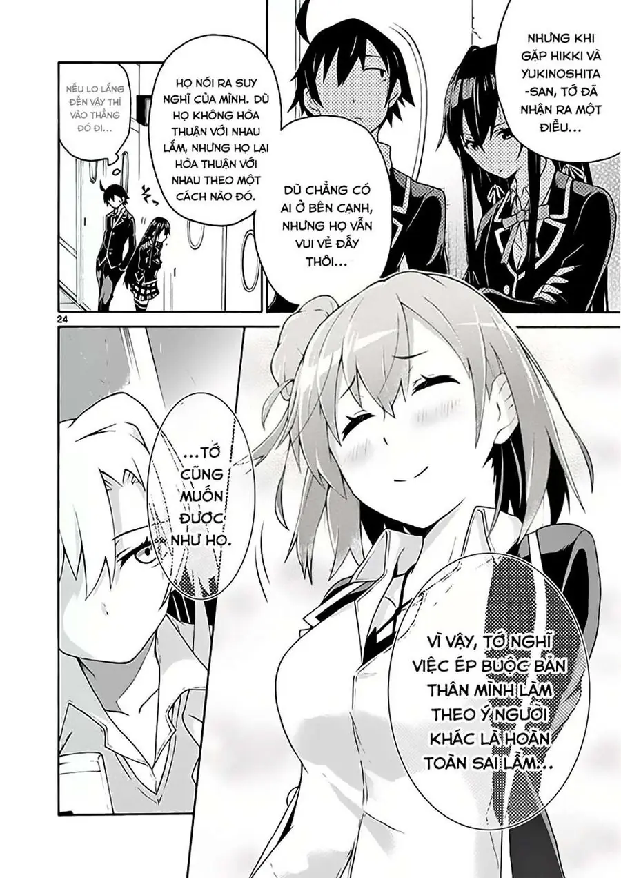 Chuyện Tình Thanh Xuân Bi Hài Của Tôi Quả Nhiên Là Sai Lầm @Comic Chapter 4 - Trang 23