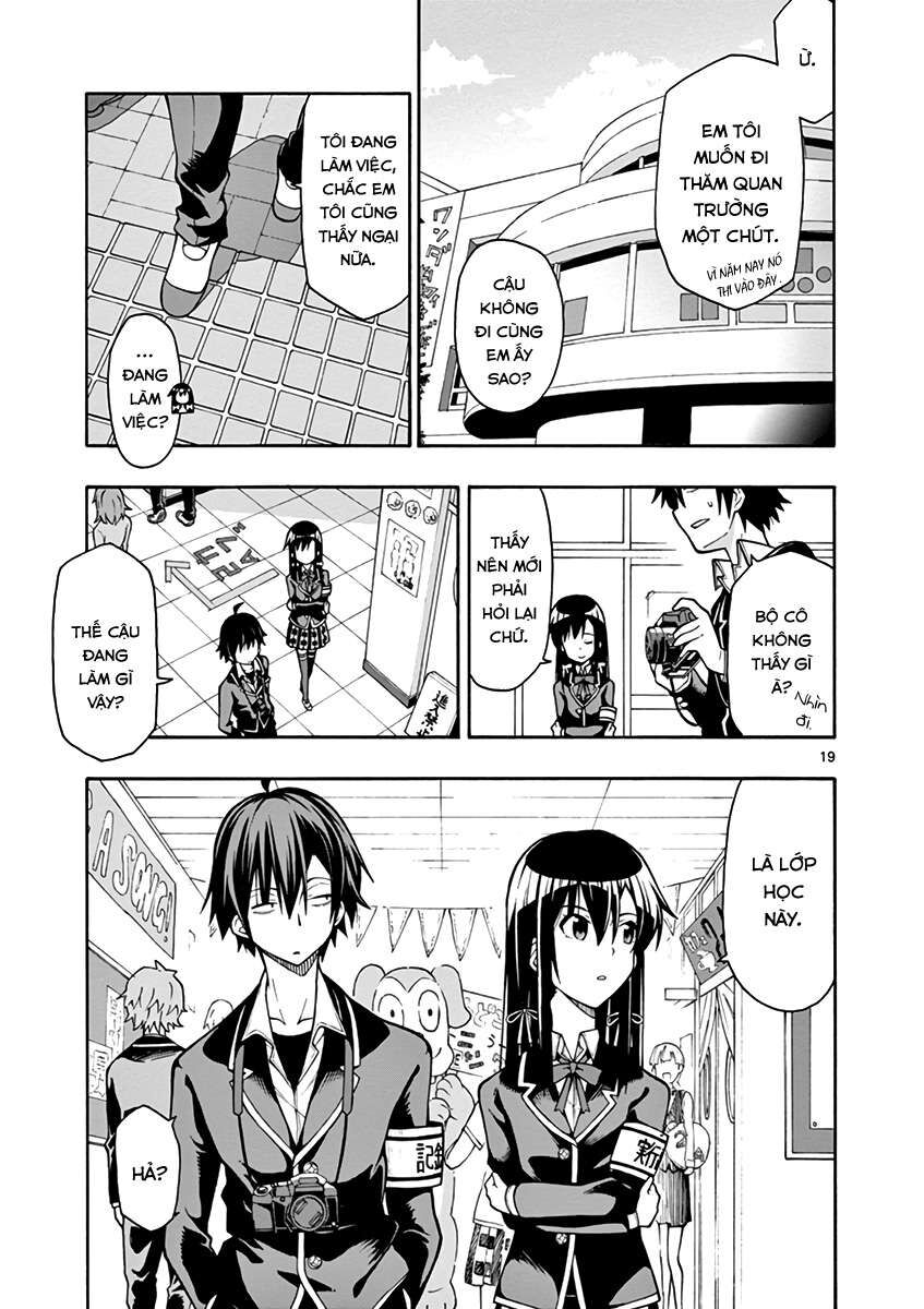 Chuyện Tình Thanh Xuân Bi Hài Của Tôi Quả Nhiên Là Sai Lầm @Comic Chapter 40 - Trang 21