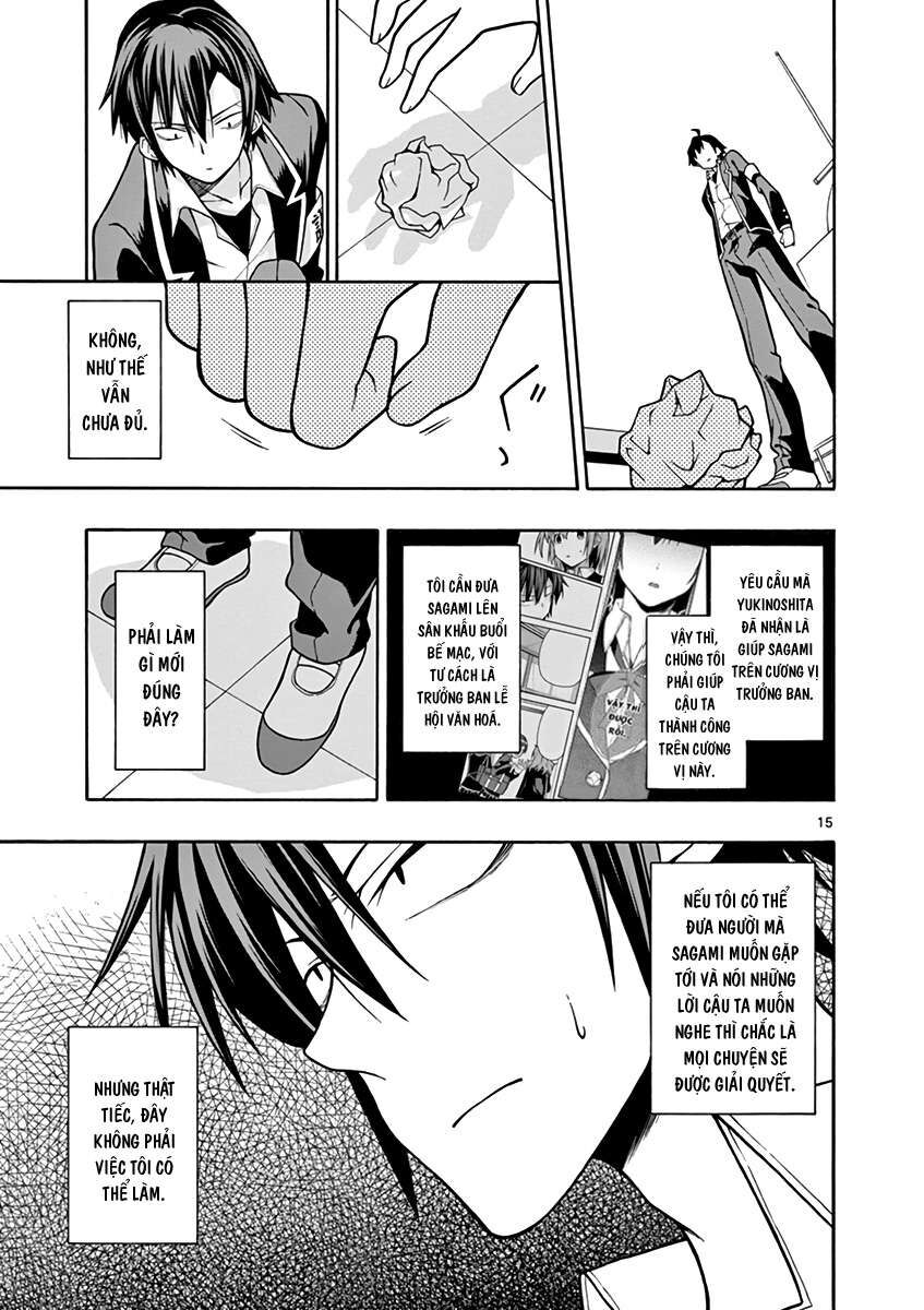 Chuyện Tình Thanh Xuân Bi Hài Của Tôi Quả Nhiên Là Sai Lầm @Comic Chapter 42 - Trang 14