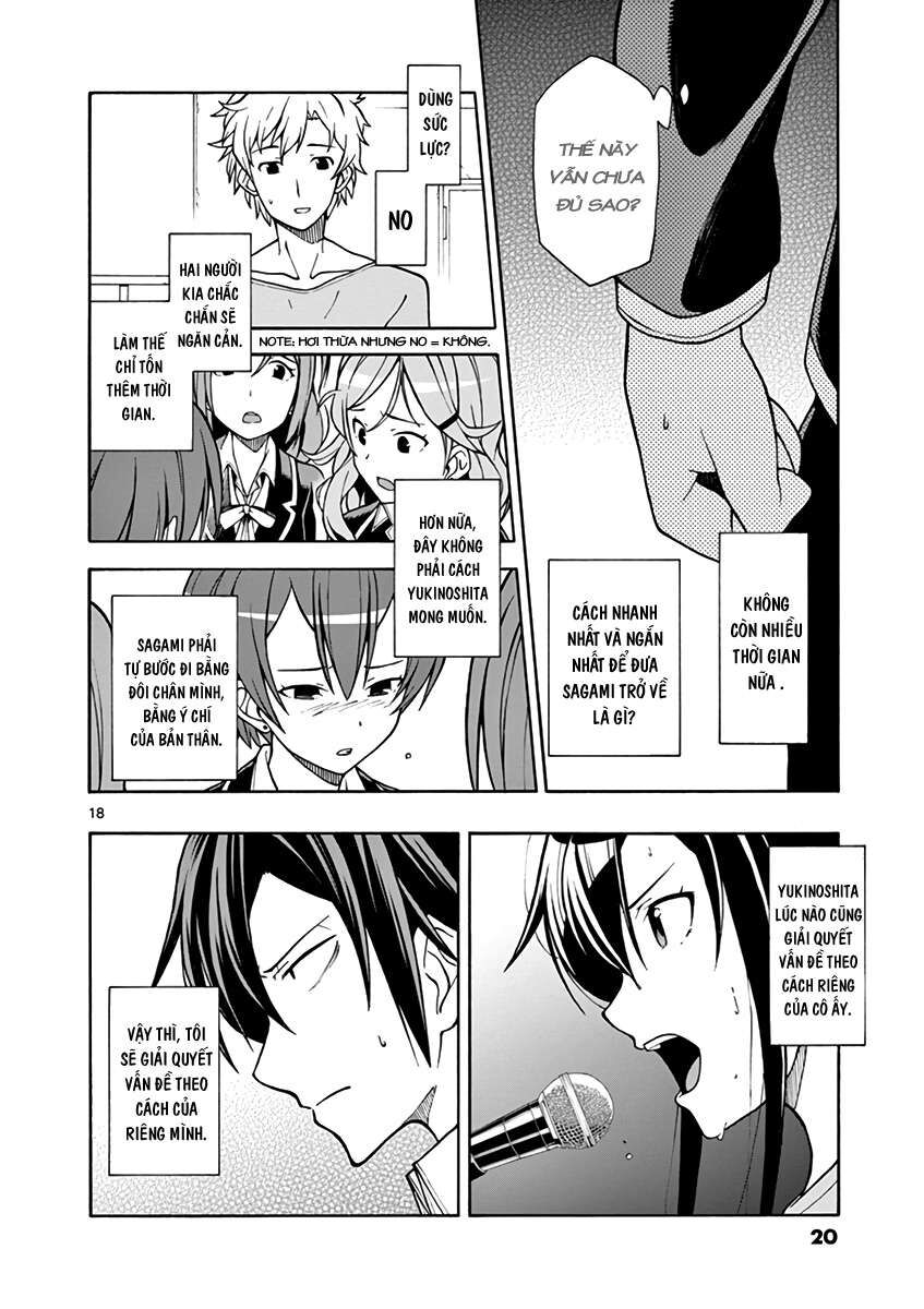 Chuyện Tình Thanh Xuân Bi Hài Của Tôi Quả Nhiên Là Sai Lầm @Comic Chapter 42 - Trang 17