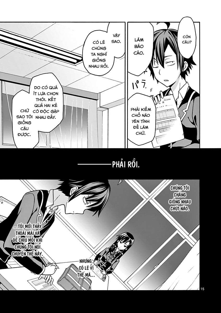 Chuyện Tình Thanh Xuân Bi Hài Của Tôi Quả Nhiên Là Sai Lầm @Comic Chapter 43 - Trang 15