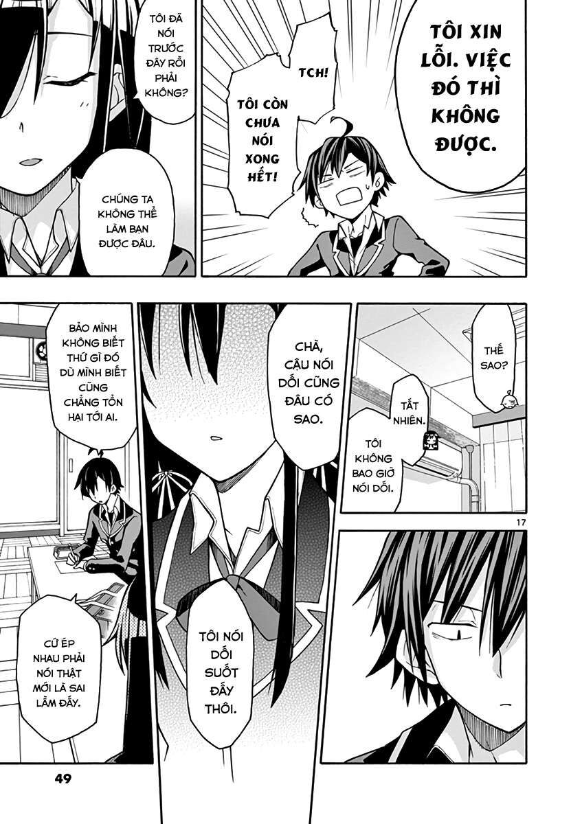 Chuyện Tình Thanh Xuân Bi Hài Của Tôi Quả Nhiên Là Sai Lầm @Comic Chapter 43 - Trang 17