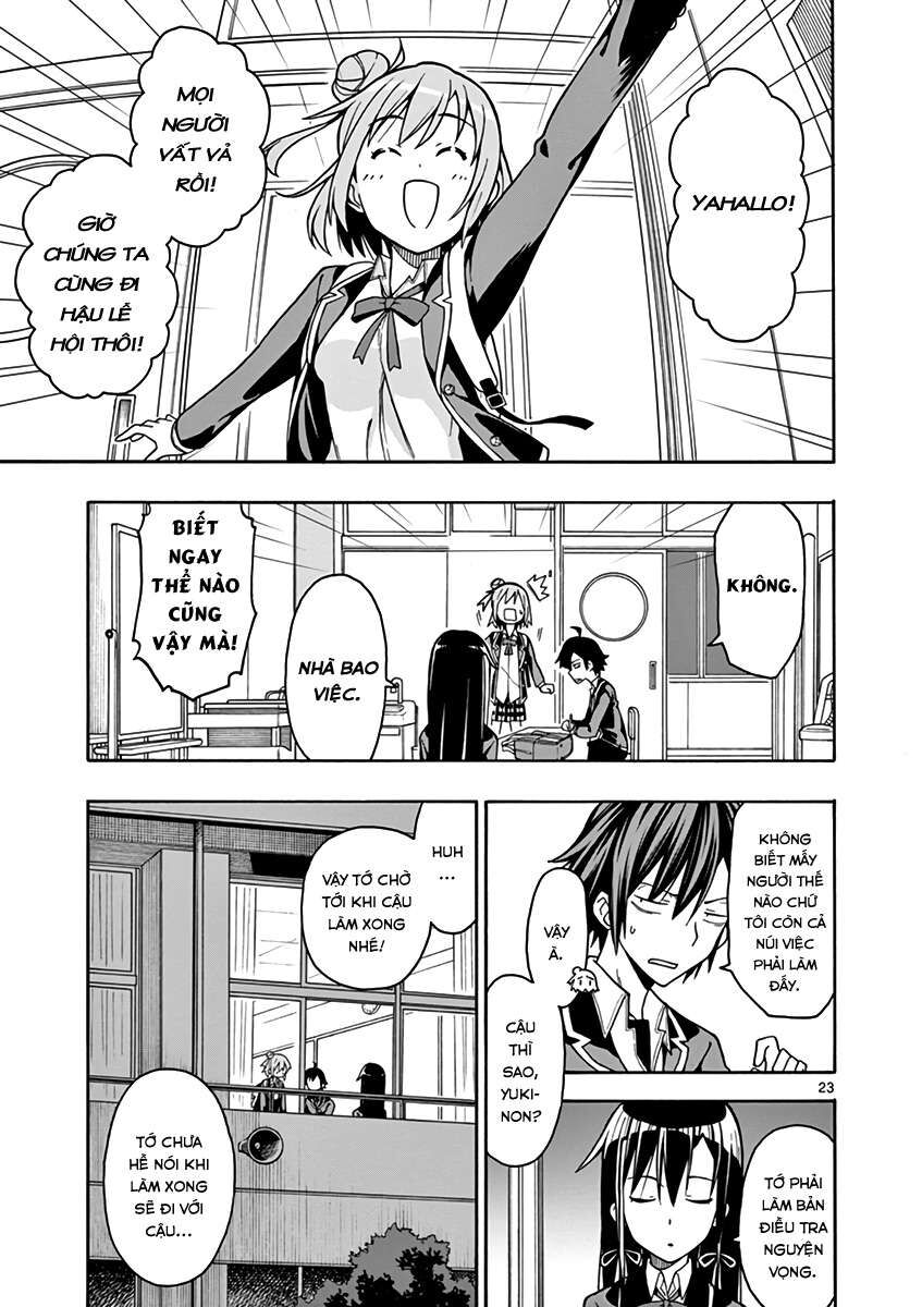 Chuyện Tình Thanh Xuân Bi Hài Của Tôi Quả Nhiên Là Sai Lầm @Comic Chapter 43 - Trang 23