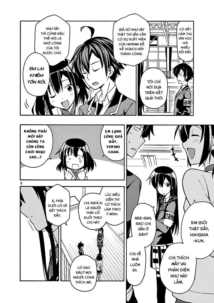 Chuyện Tình Thanh Xuân Bi Hài Của Tôi Quả Nhiên Là Sai Lầm @Comic Chapter 43 - Trang 7