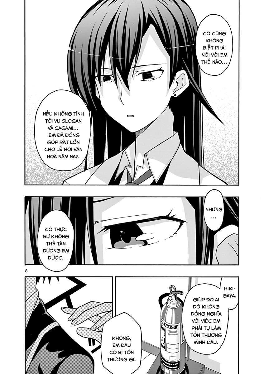 Chuyện Tình Thanh Xuân Bi Hài Của Tôi Quả Nhiên Là Sai Lầm @Comic Chapter 43 - Trang 9