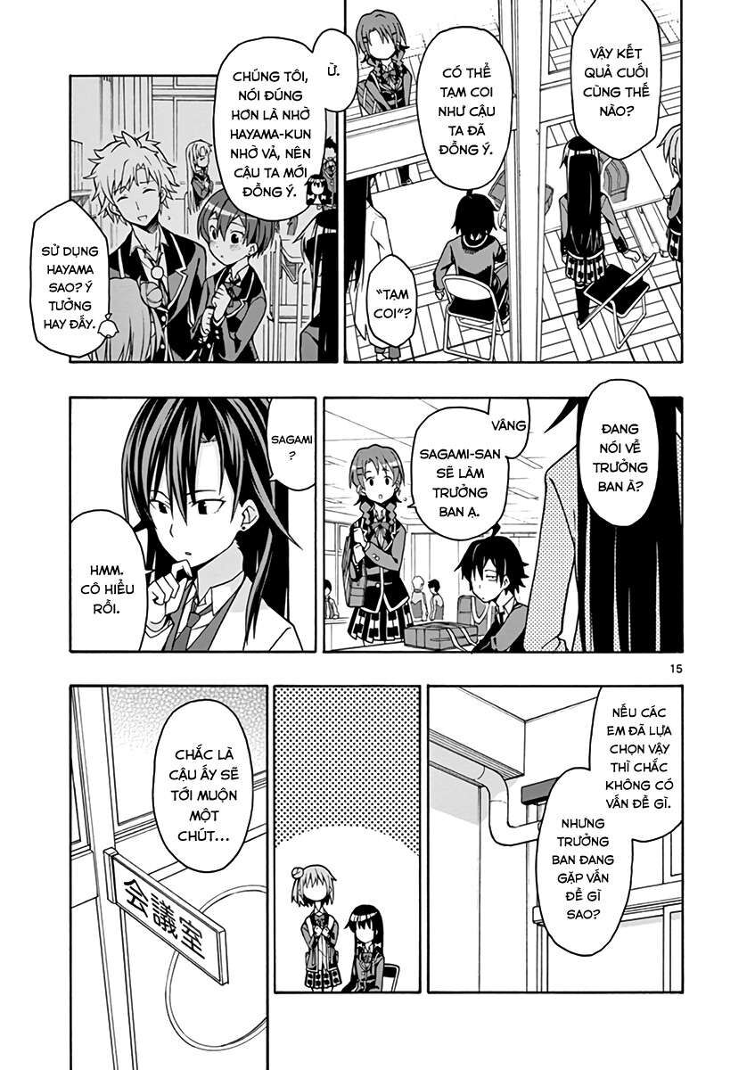 Chuyện Tình Thanh Xuân Bi Hài Của Tôi Quả Nhiên Là Sai Lầm @Comic Chapter 44 - Trang 17
