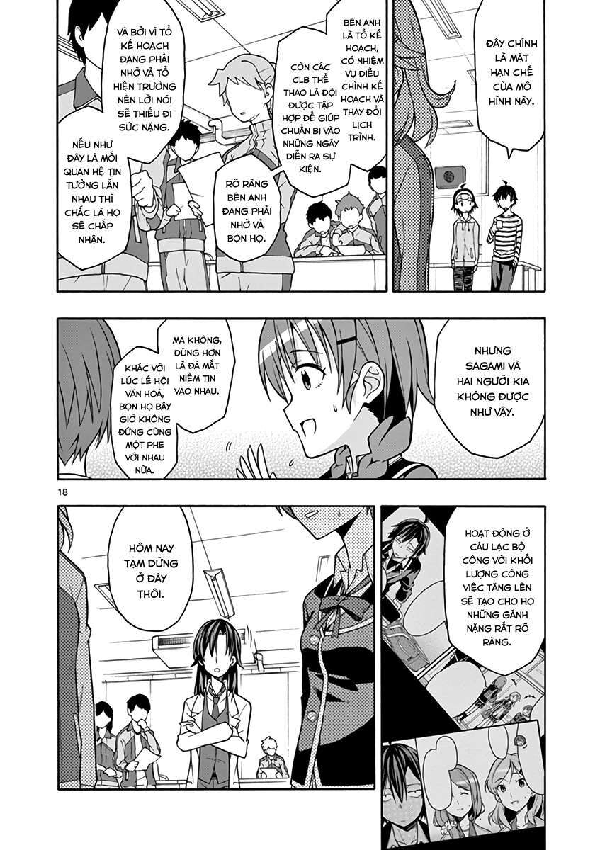 Chuyện Tình Thanh Xuân Bi Hài Của Tôi Quả Nhiên Là Sai Lầm @Comic Chapter 45 - Trang 19