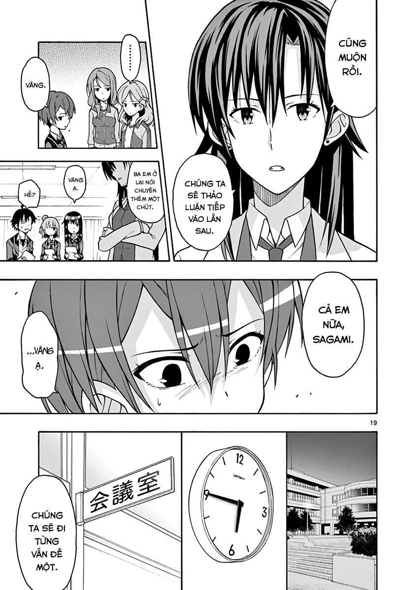 Chuyện Tình Thanh Xuân Bi Hài Của Tôi Quả Nhiên Là Sai Lầm @Comic Chapter 45 - Trang 20