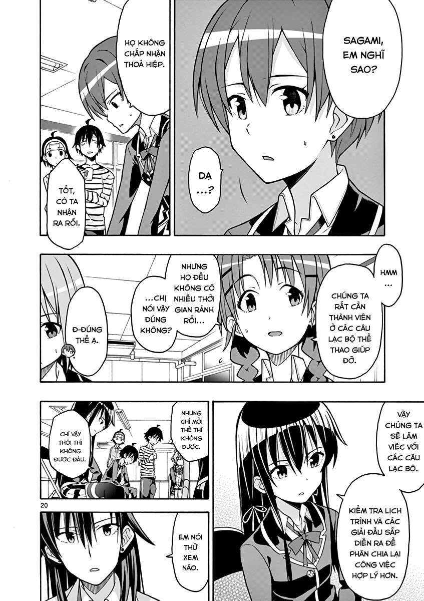 Chuyện Tình Thanh Xuân Bi Hài Của Tôi Quả Nhiên Là Sai Lầm @Comic Chapter 45 - Trang 21