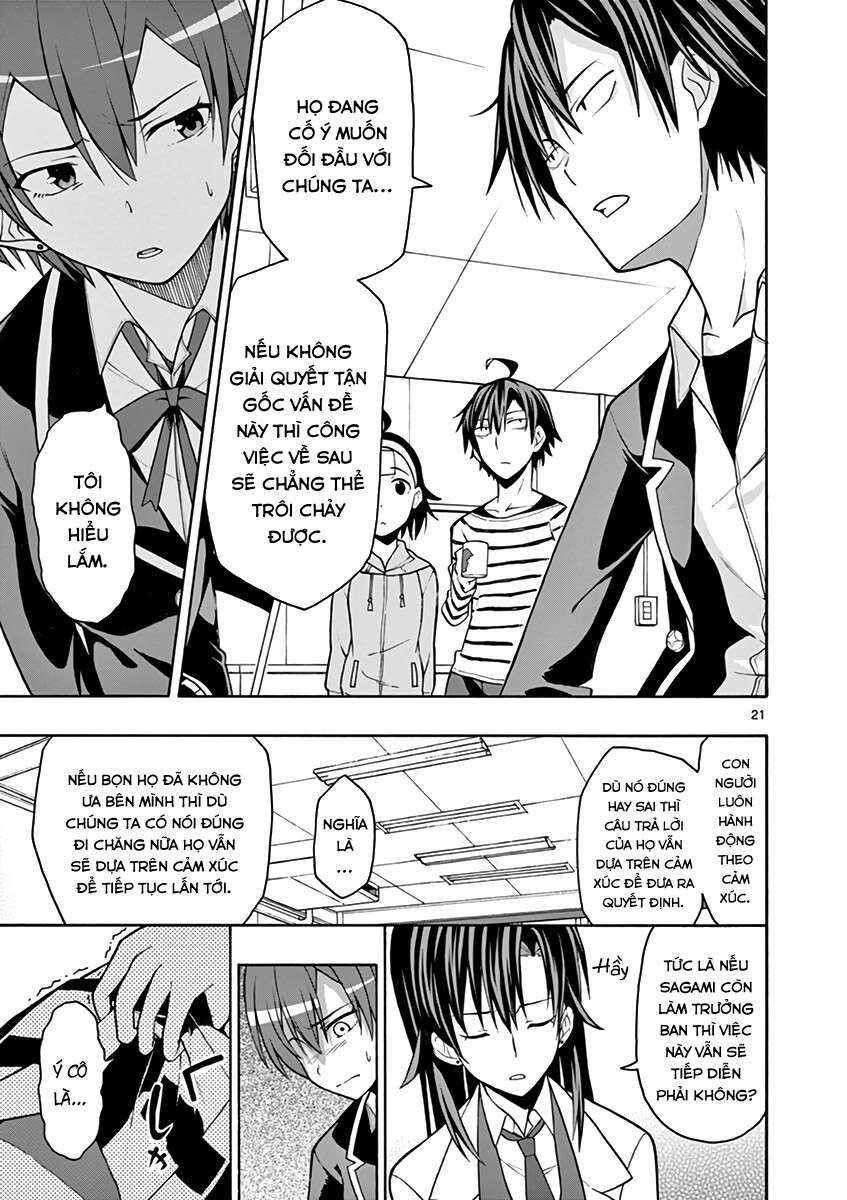 Chuyện Tình Thanh Xuân Bi Hài Của Tôi Quả Nhiên Là Sai Lầm @Comic Chapter 45 - Trang 22
