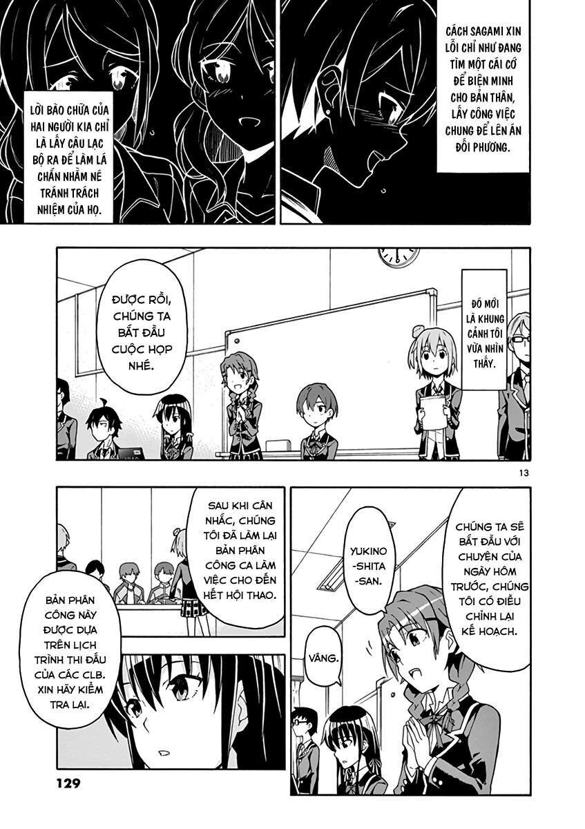 Chuyện Tình Thanh Xuân Bi Hài Của Tôi Quả Nhiên Là Sai Lầm @Comic Chapter 46 - Trang 15