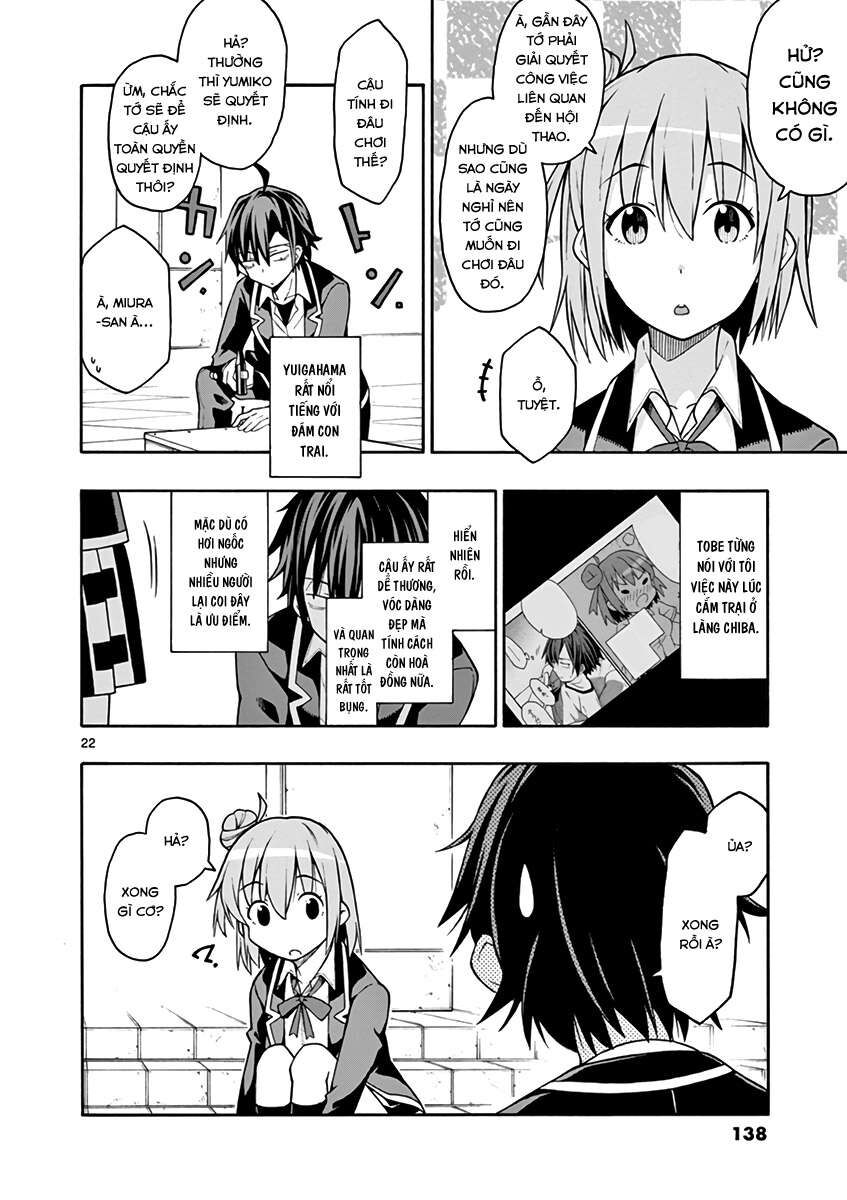 Chuyện Tình Thanh Xuân Bi Hài Của Tôi Quả Nhiên Là Sai Lầm @Comic Chapter 46 - Trang 24