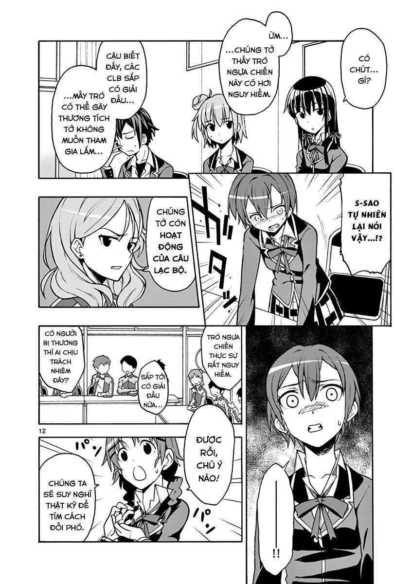 Chuyện Tình Thanh Xuân Bi Hài Của Tôi Quả Nhiên Là Sai Lầm @Comic Chapter 47 - Trang 13