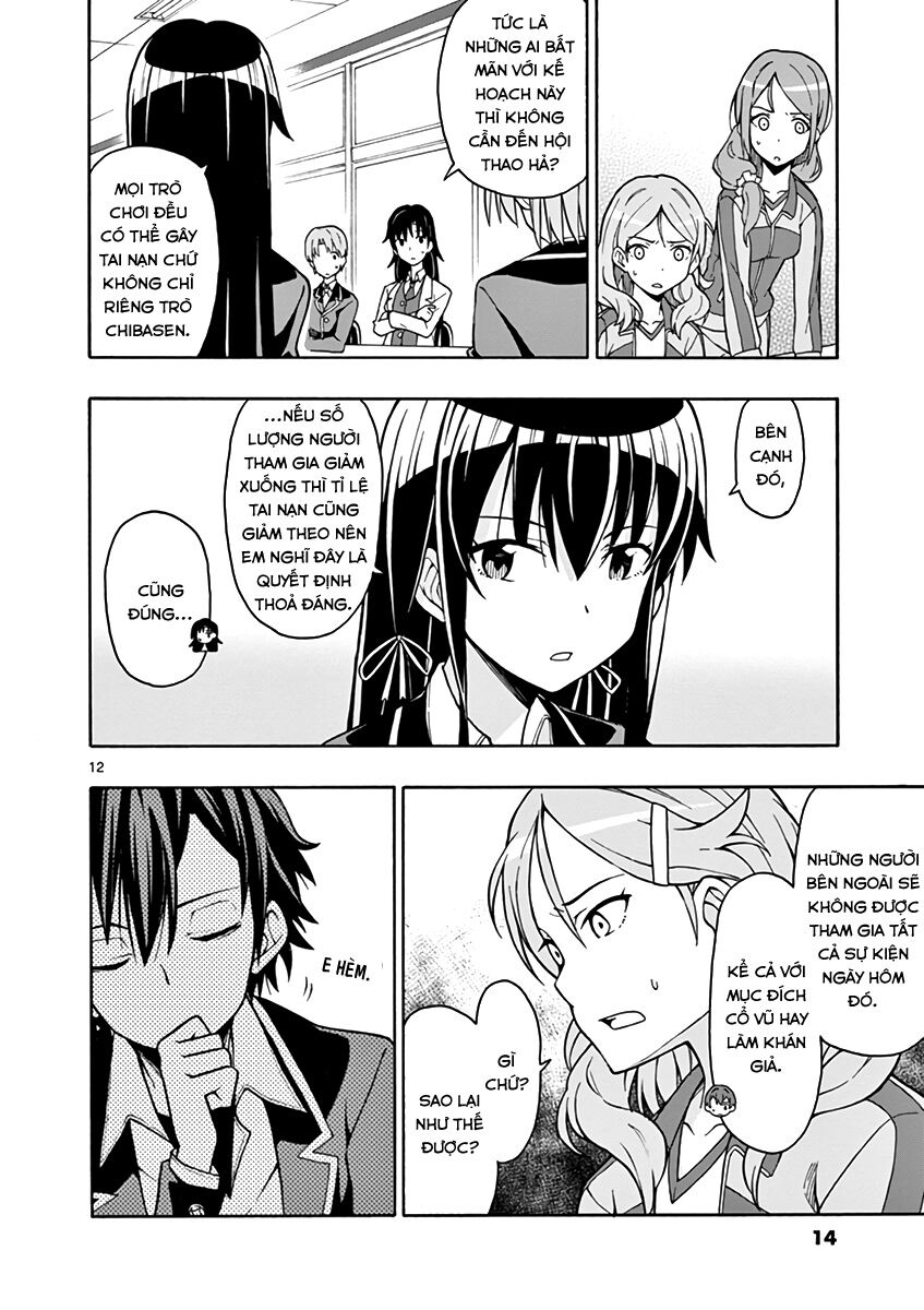 Chuyện Tình Thanh Xuân Bi Hài Của Tôi Quả Nhiên Là Sai Lầm @Comic Chapter 48 - Trang 12