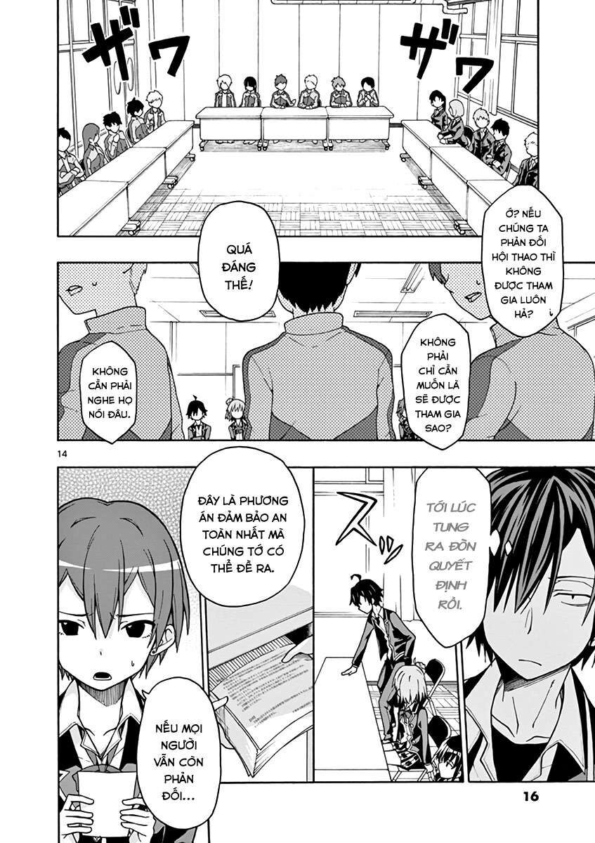 Chuyện Tình Thanh Xuân Bi Hài Của Tôi Quả Nhiên Là Sai Lầm @Comic Chapter 48 - Trang 14
