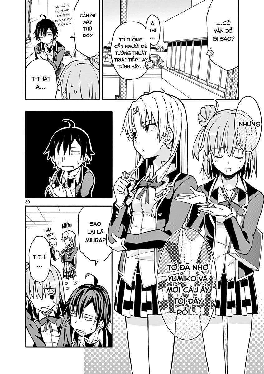 Chuyện Tình Thanh Xuân Bi Hài Của Tôi Quả Nhiên Là Sai Lầm @Comic Chapter 48 - Trang 28
