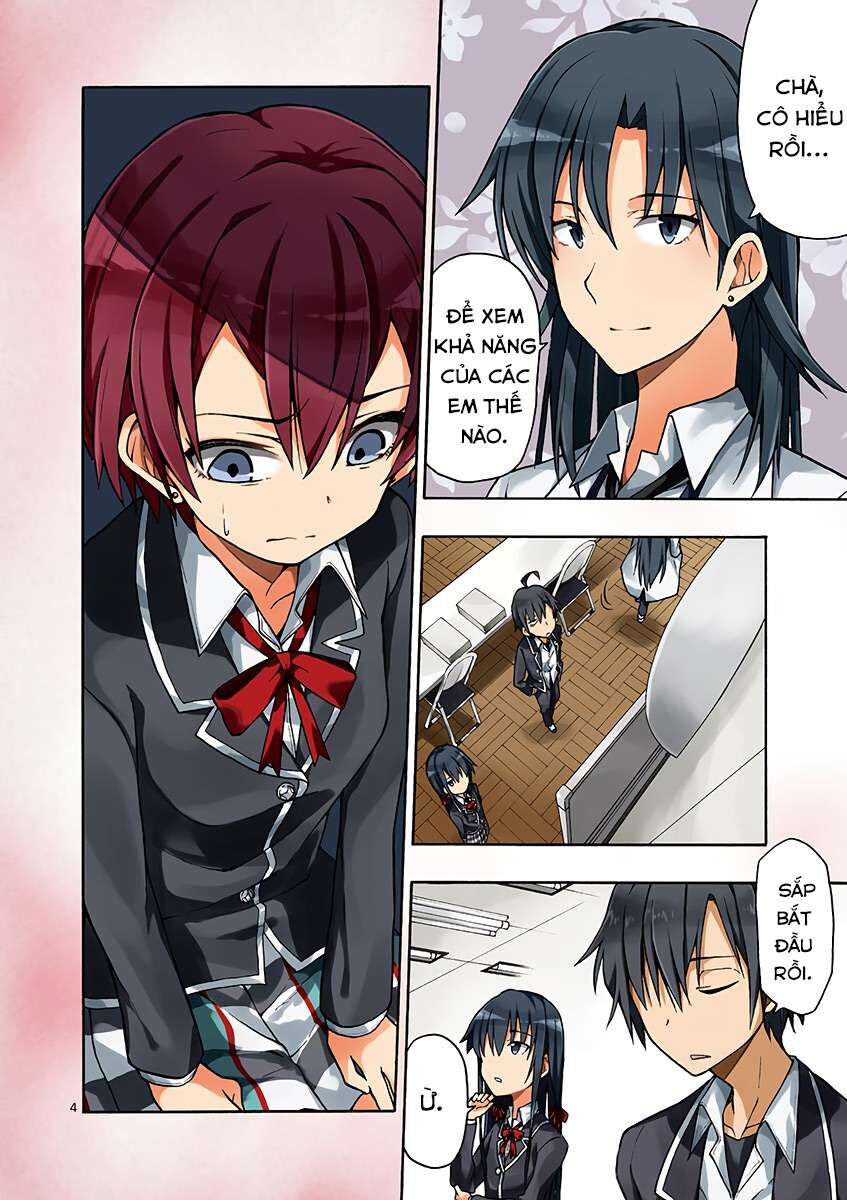 Chuyện Tình Thanh Xuân Bi Hài Của Tôi Quả Nhiên Là Sai Lầm @Comic Chapter 48 - Trang 4