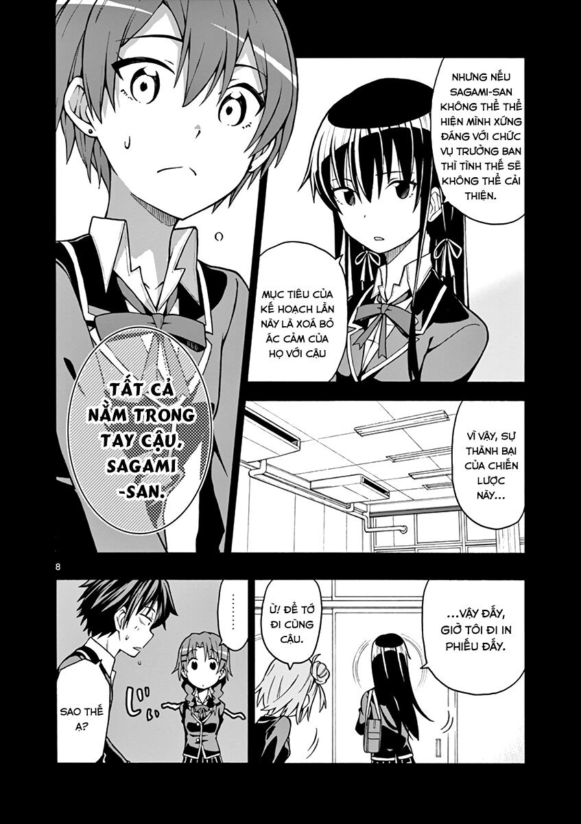 Chuyện Tình Thanh Xuân Bi Hài Của Tôi Quả Nhiên Là Sai Lầm @Comic Chapter 48 - Trang 8
