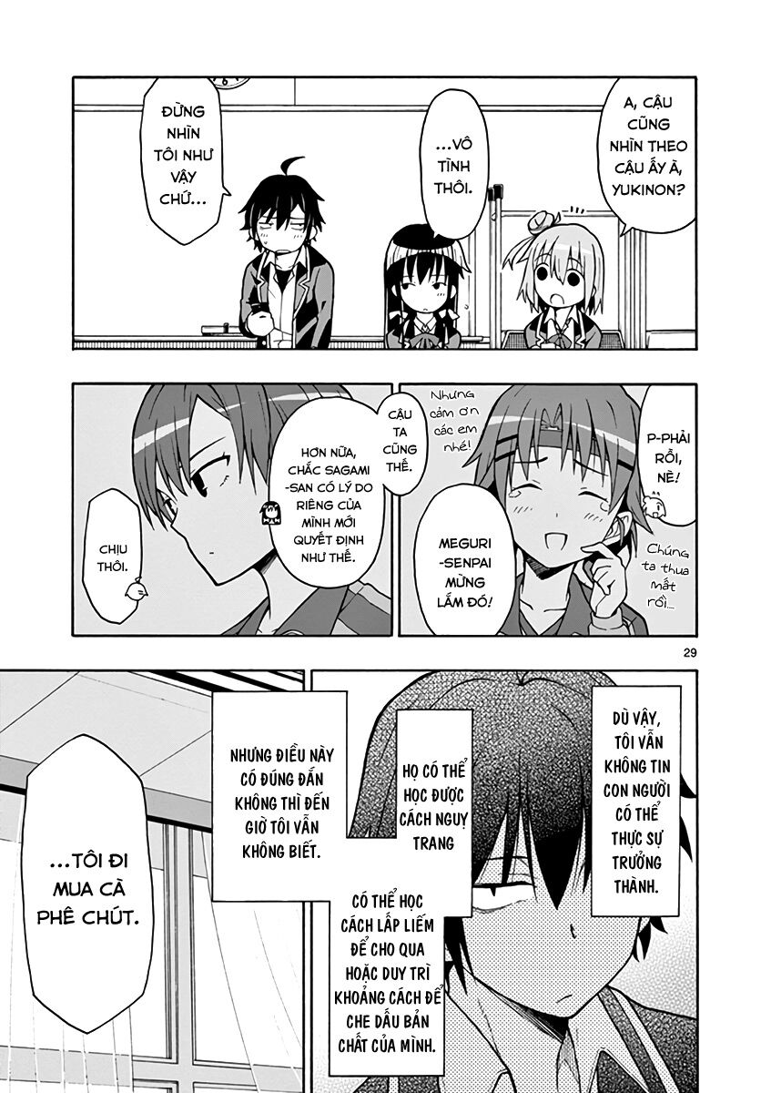 Chuyện Tình Thanh Xuân Bi Hài Của Tôi Quả Nhiên Là Sai Lầm @Comic Chapter 49 - Trang 28