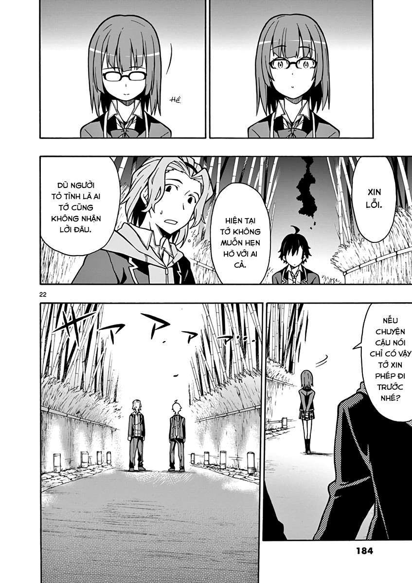 Chuyện Tình Thanh Xuân Bi Hài Của Tôi Quả Nhiên Là Sai Lầm @Comic Chapter 53 - Trang 22