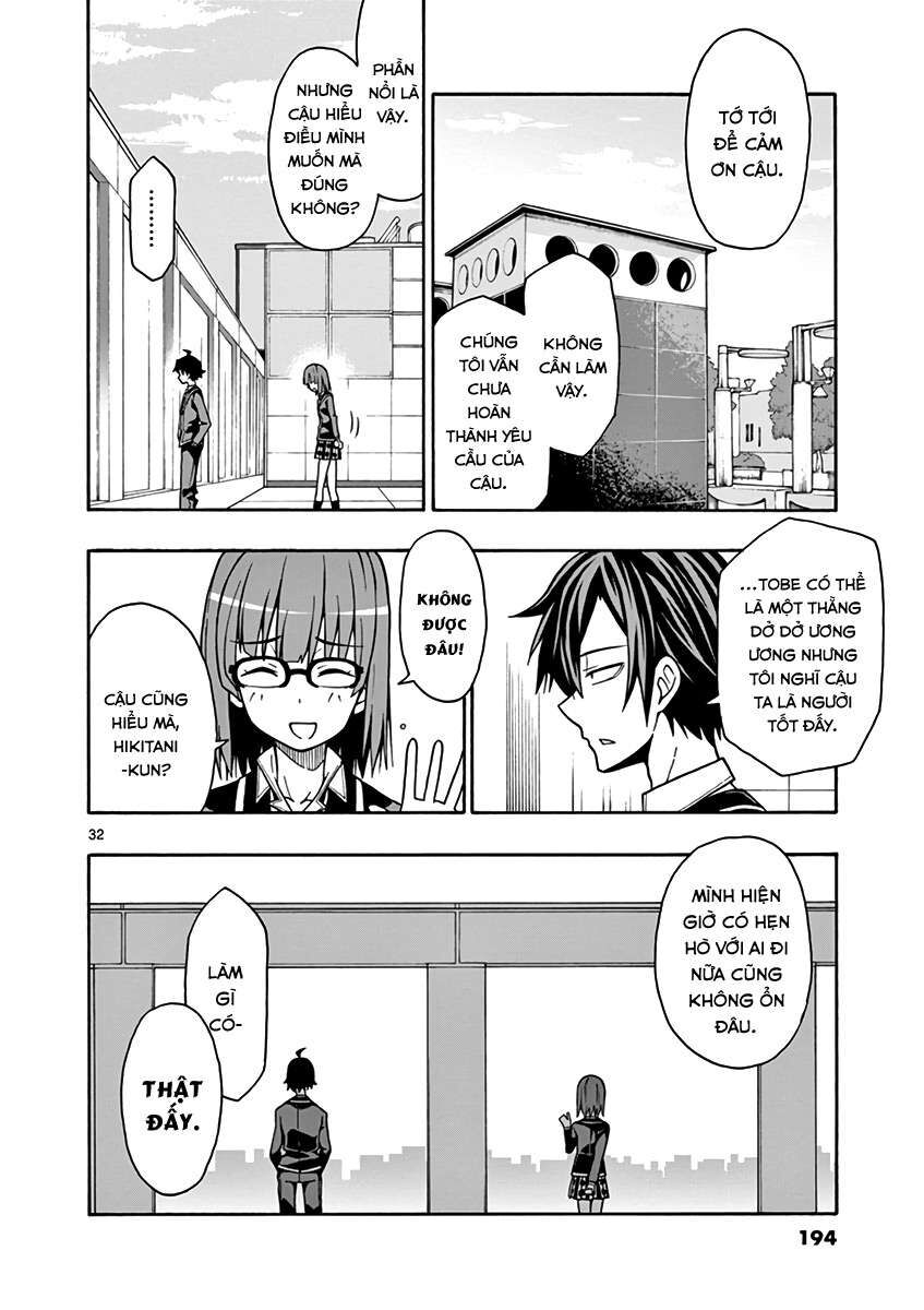 Chuyện Tình Thanh Xuân Bi Hài Của Tôi Quả Nhiên Là Sai Lầm @Comic Chapter 53 - Trang 32